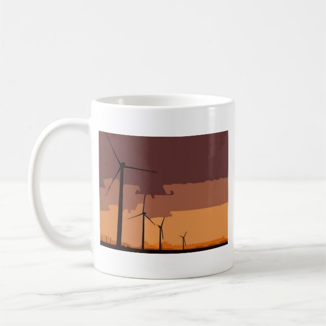 Wind farm mug (Left)