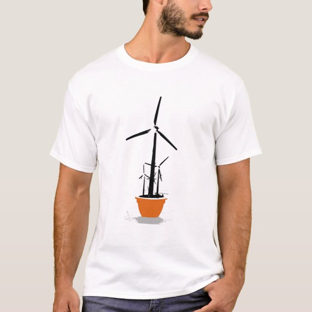 Wind Flower Power T-Shirt (Front)