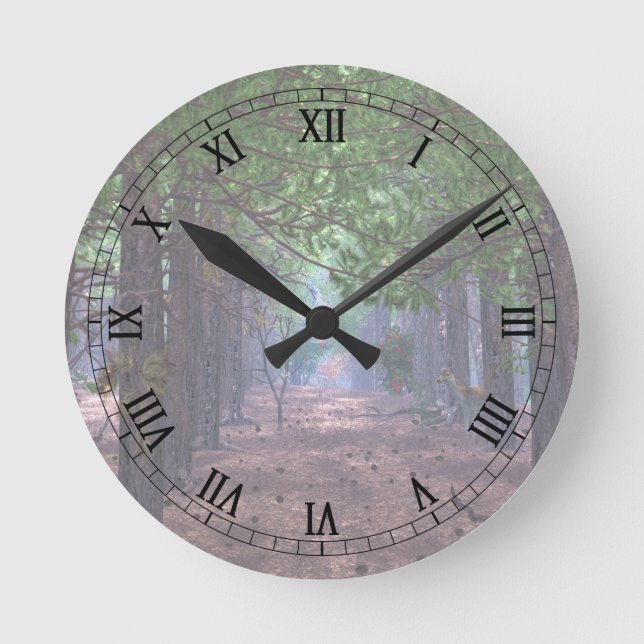 Wind in the Pines Clock (Front)