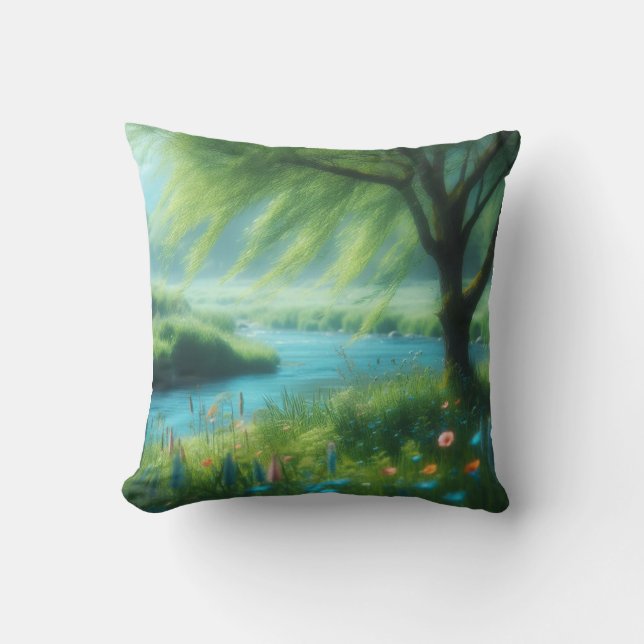 Wind in the Willow Cushion (Front)