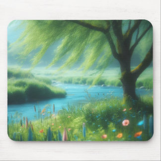 Wind in the Willow Mouse Pad