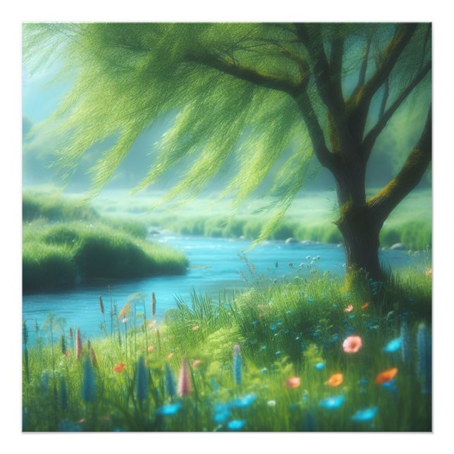 Wind in the Willow Photo Print (Front)