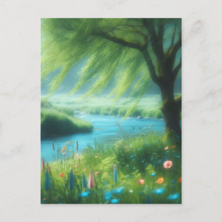 Wind in the Willow Postcard