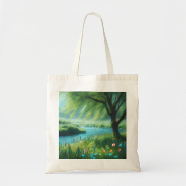 Wind in the Willow Tote Bag (Front)