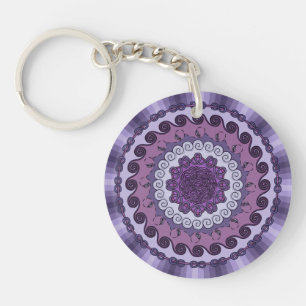 Wind Mandala Acrylic Keychain