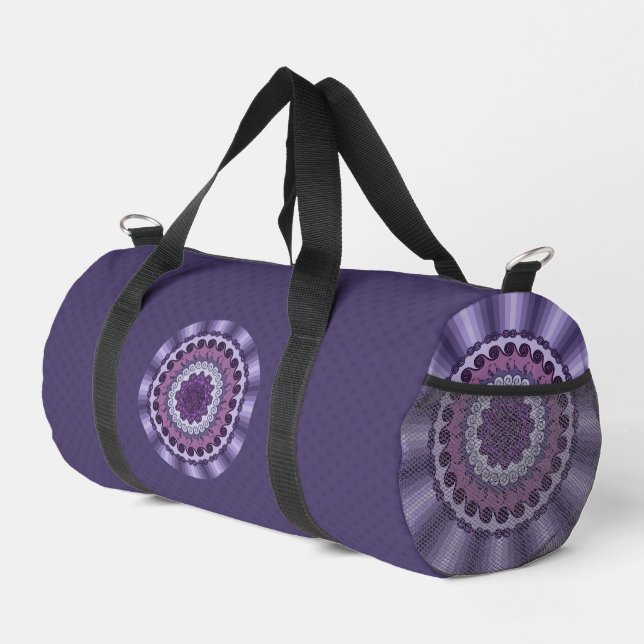 Wind Mandala Duffle Bag (Right Corner)