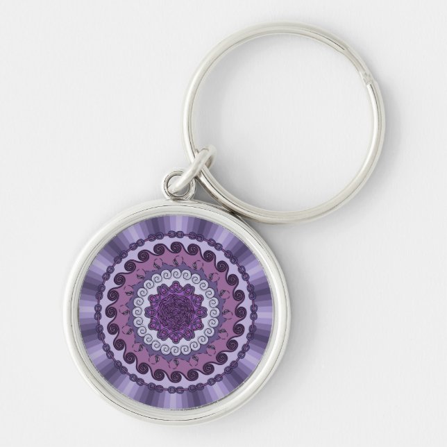 Wind Mandala Keychain (Front)