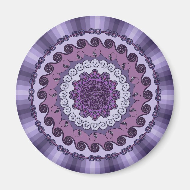 Wind Mandala Magnet (Front)