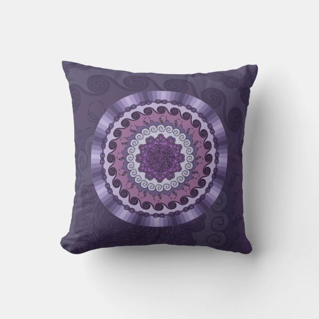 Wind Mandala Pillow (Front)