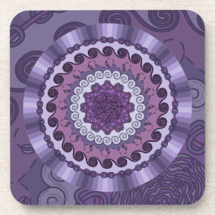 Wind Mandala Square Coaster