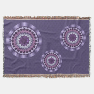 Wind Mandala Throw Blanket