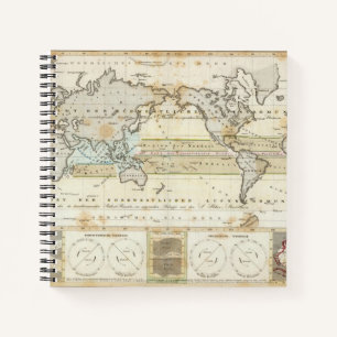 Wind Map of Earth Notebook