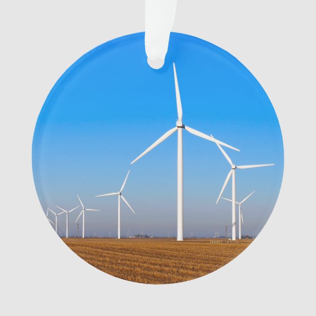 Wind Mill Landscape Ornament (Front)