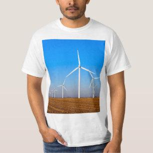 Wind Mill Landscape T-Shirt