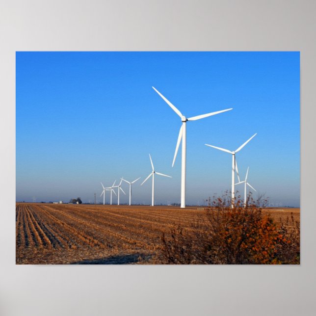 Wind Mill Turbines Poster (Front)
