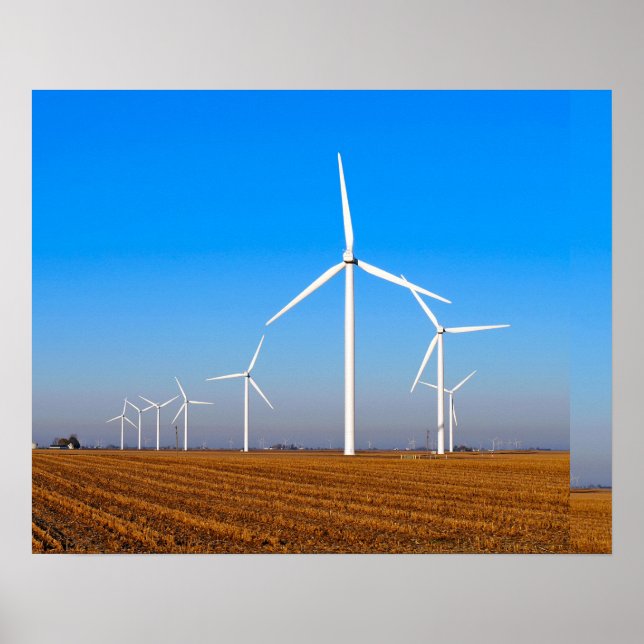Wind Mill Turbines Poster (Front)