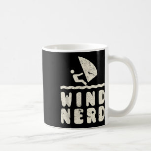 Wind Nerd Funny Windsurfer Windsurfing Beach Hobby Coffee Mug