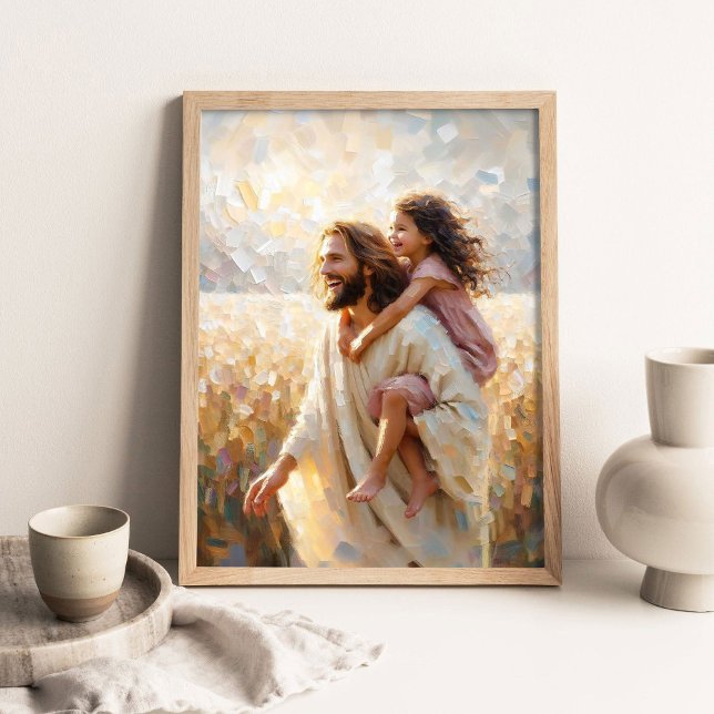 Wind of Faith, Christian Wall Art, Jesus and Girl, Poster (Creator Uploaded)
