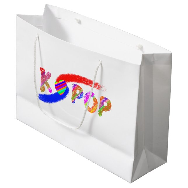 Wind of K-pop Large Gift Bag (Front Angled)