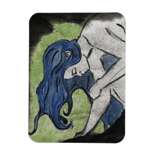 Wind-painted Poster Magnet