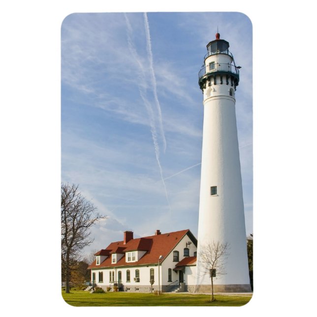 Wind Point Lighthouse Magnet (Vertical)