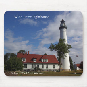 Wind Point Lighthouse mouse pad