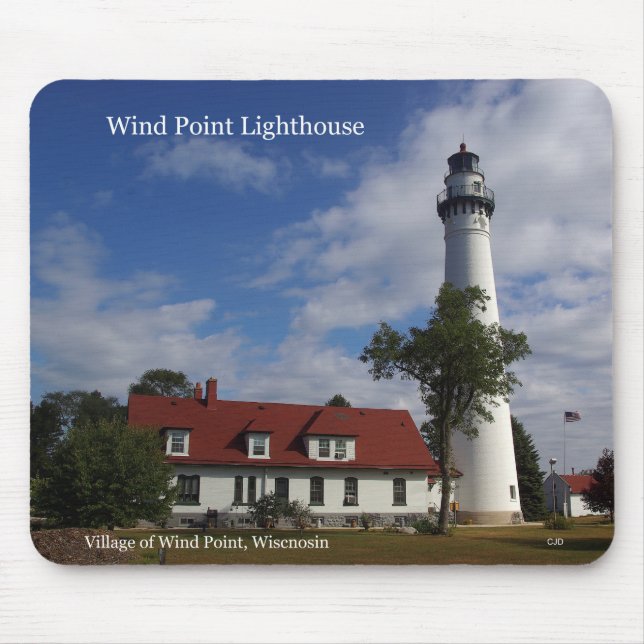 Wind Point Lighthouse mouse pad (Front)