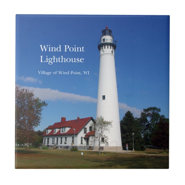 Wind Point Lighthouse tile (Front)