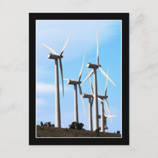 Wind Power - Alternative Energy Postcard