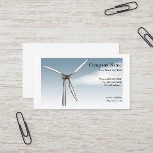 Wind Power Business Card