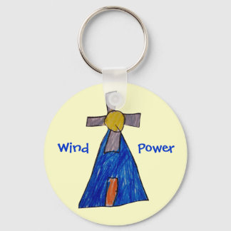 Wind Power Key Ring