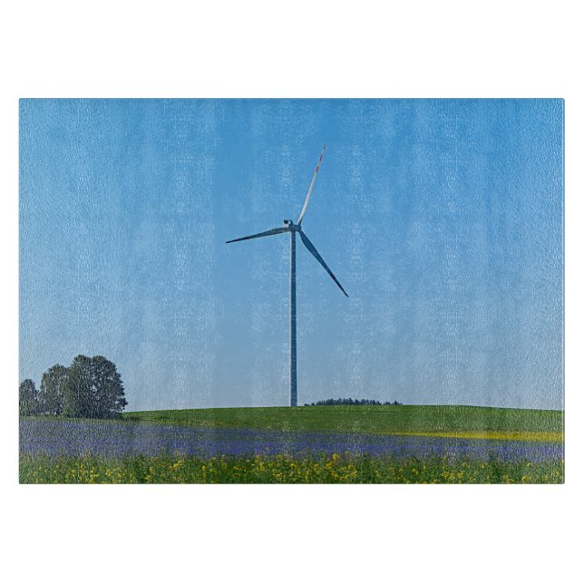 Wind Power Plant - Chopping Board (Front)