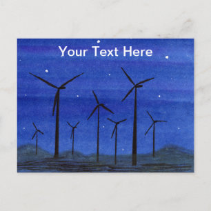 Wind Power Postcard