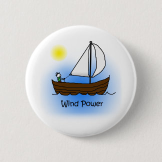 Wind Power Sailboat - Button