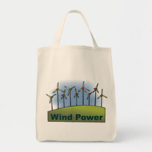 Wind Power Tote Bag