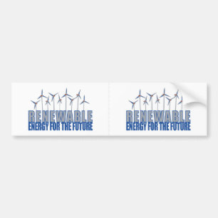 Wind Power Turbines Bumper Sticker