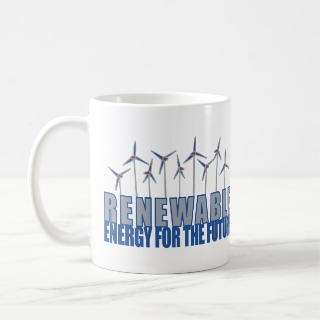 Wind Power Turbines Coffee Mug (Left)