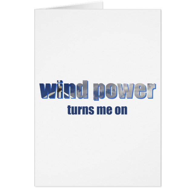 Wind Power Turns! (Front)