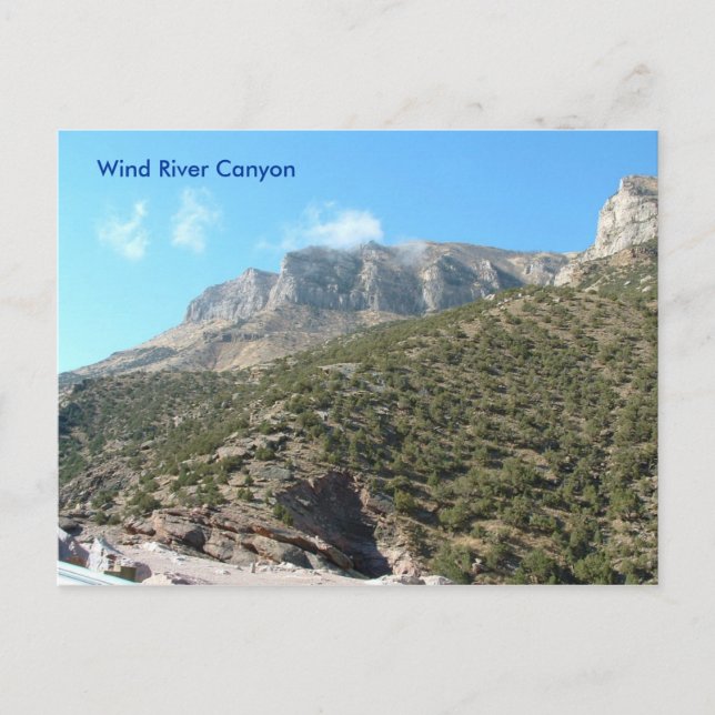 Wind River Canyon Postcard (Front)