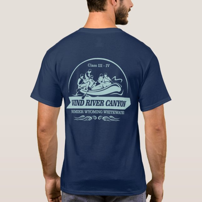 Wind River Canyon (rafting 2) T-Shirt (Back)