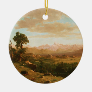 Wind River Country – Albert Bierstadt Ceramic Ornament