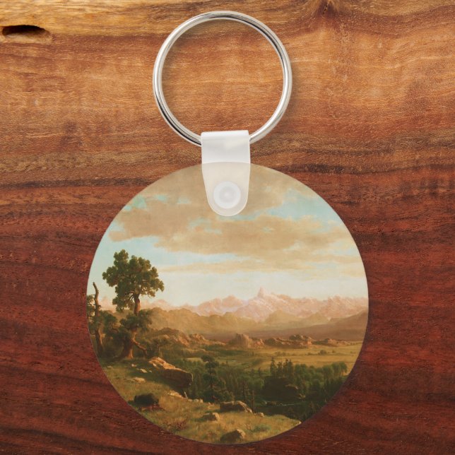 Wind River Country – Albert Bierstadt Key Ring (Front)