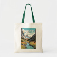 Wind River Range Wyoming Travel Art Vintage
