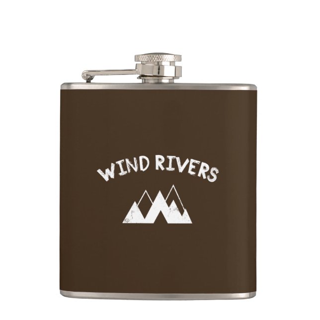 Wind Rivers Hip Flask (Front)