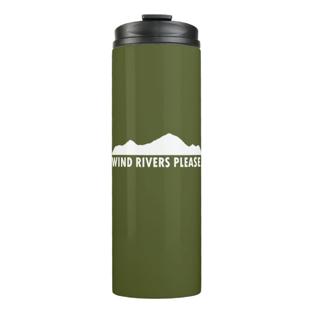 Wind Rivers Please Thermal Tumbler (Front)