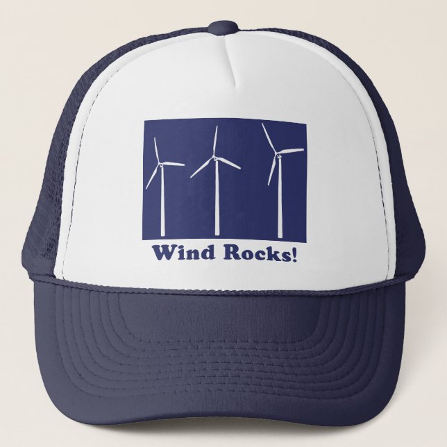 Wind Rocks Trucker Hat (Front)