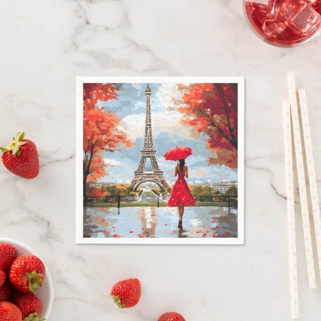 Wind Romance Paris Chic Walk Napkin (Insitu)
