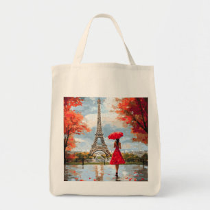 Wind Romance Paris Chic Walk Tote Bag