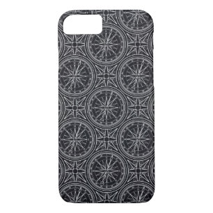 Wind Rose Compass Pattern iPhone 8/7 Case