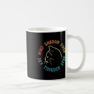 Wind Shadow River Star Thunder Sky Cat Feline Pull Coffee Mug